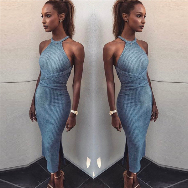 Καθημερινό γυναικείο φόρεμα  μακρύ  με γυμνά ώμους σε δύο χρώματα