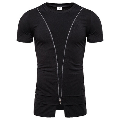 Tricou modern pentru bărbați cu mâneci scurte în mai multe culori