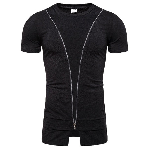 Tricou modern pentru bărbați cu mâneci scurte în mai multe culori