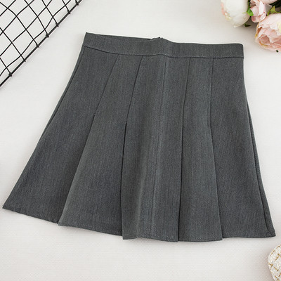 Aktuális női szoknya négy színben, magas derékkal és cipzárral