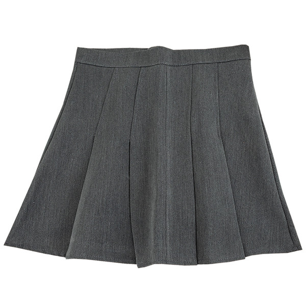 Aktuális női szoknya négy színben, magas derékkal és cipzárral