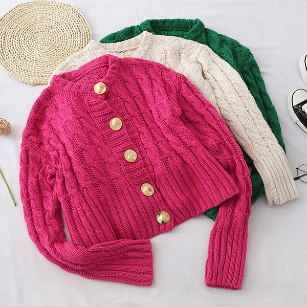 Alkalmi női kardigán O-nyakkal és gombokkal több színben