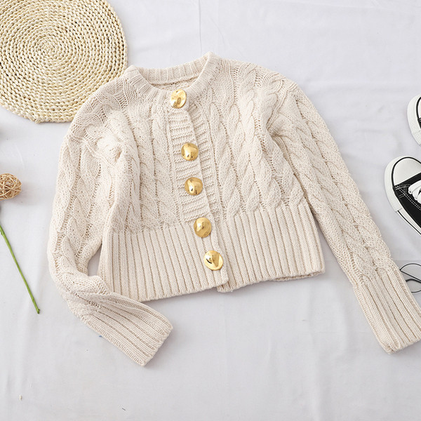 Alkalmi női kardigán O-nyakkal és gombokkal több színben