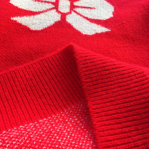 Χειμερινό γυναικείο πουλόβερ με O-λαιμό σε δύο χρώματα