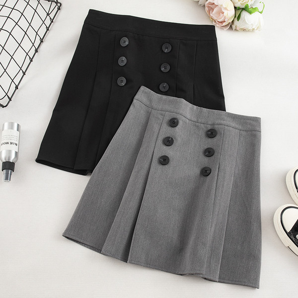 Új modell női szoknya három színben - gombokkal