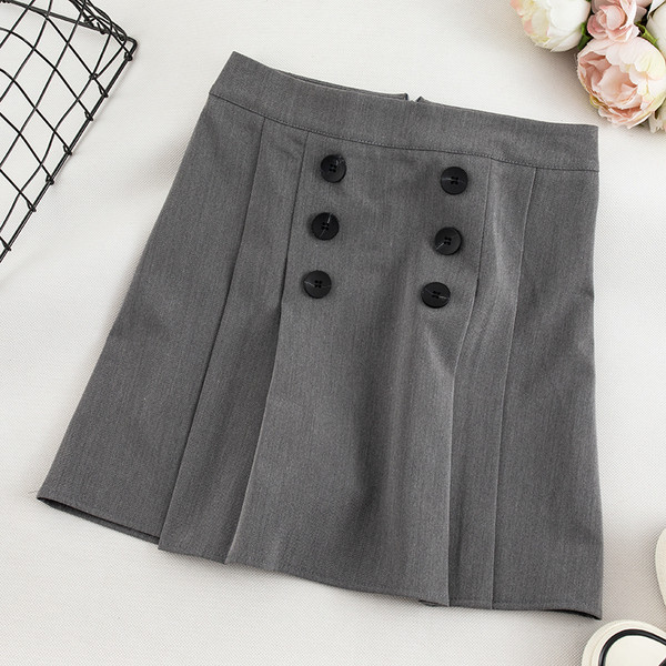 Új modell női szoknya három színben - gombokkal