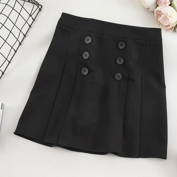 Új modell női szoknya három színben - gombokkal