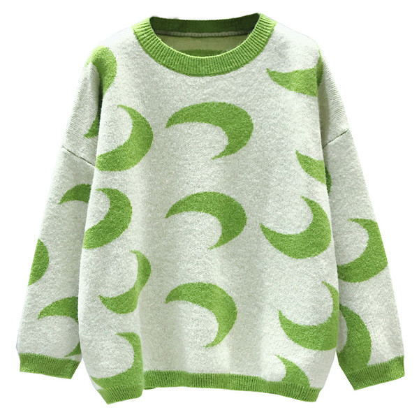 Πουλόβερ γυναικείο για το  χειμώνα με λαιμό O σε πέντε χρώματα