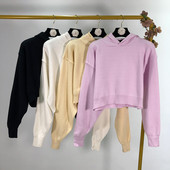 Σύντομη αθλητική φούτερ  με μακρύ μανίκι - τέσσερα χρώματα