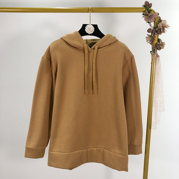 Hosszú női vastag pulóver kapucnival, három színben