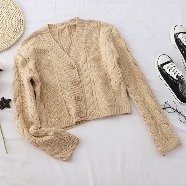 Vesta casual de dama cu decolteu in V in alb, maro si roz