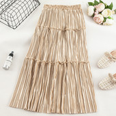 Μακρύ  γυναικεία φόρεμα με ψηλή μέση - σε πέντε χρώματα