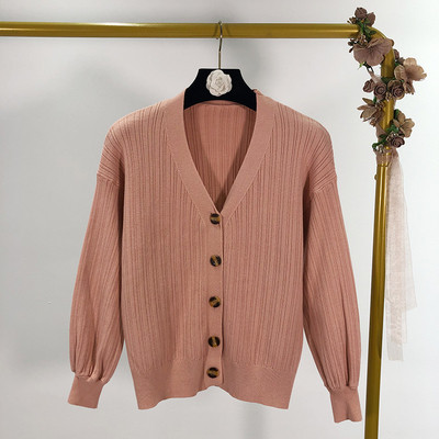 Καθημερινή σύντομη ζακέτα με κουμπιά σε τέσσερα χρώματα