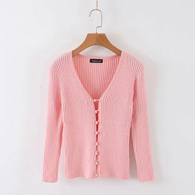 Νέο μοντέλο γυναικείο πουλόβερ  με κουμπιά και V-neck