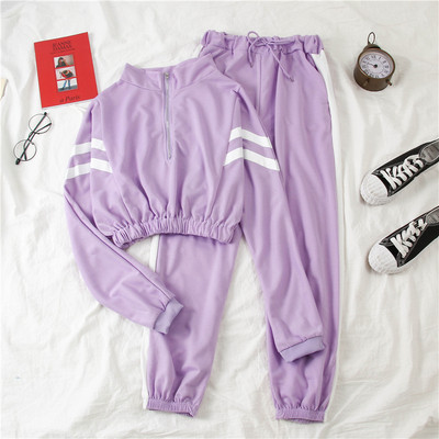 Set sport dama cu aplicare in trei culori