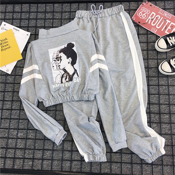 Set sport dama cu aplicare in trei culori