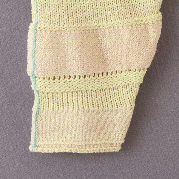 Μοντέρνο γυναικείο φούτερ με φαρδιά μανίκια σε κίτρινο χρώμα