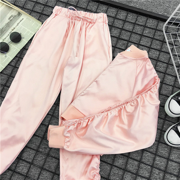 Αθλητικό γυναικείο σετ σε  ροζ χρώμα