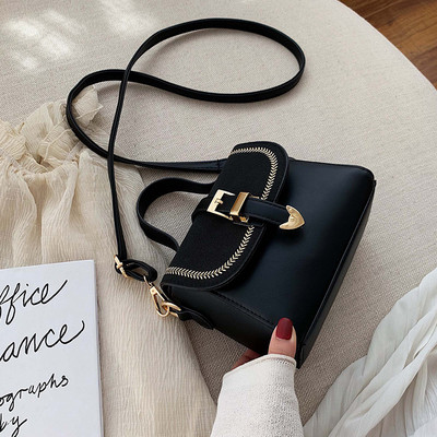 Μοντέρνα γυναικεία τσάντα με πόρπη σε διάφορα χρώματα