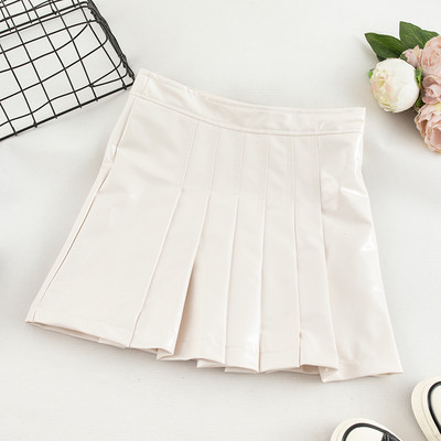 Modern női szoknya öt színben - öko bőr