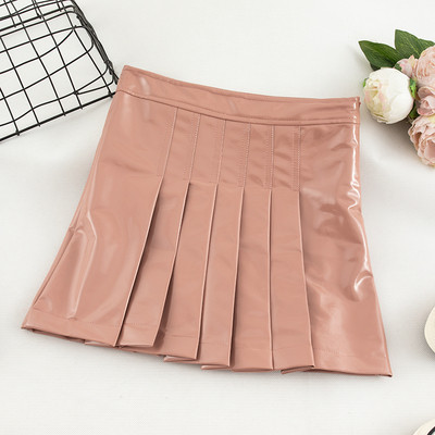 Modern női szoknya öt színben - öko bőr