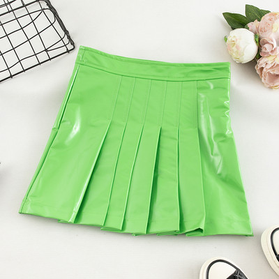 Modern női szoknya öt színben - öko bőr