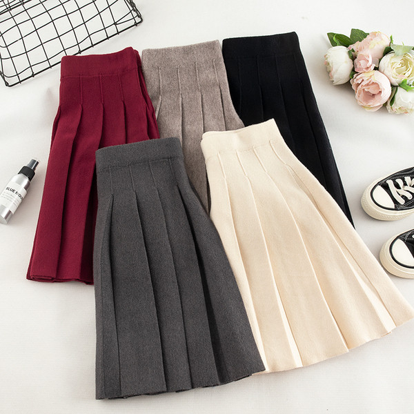 Fusta scurta de dama in cinci culori cu talie inalta