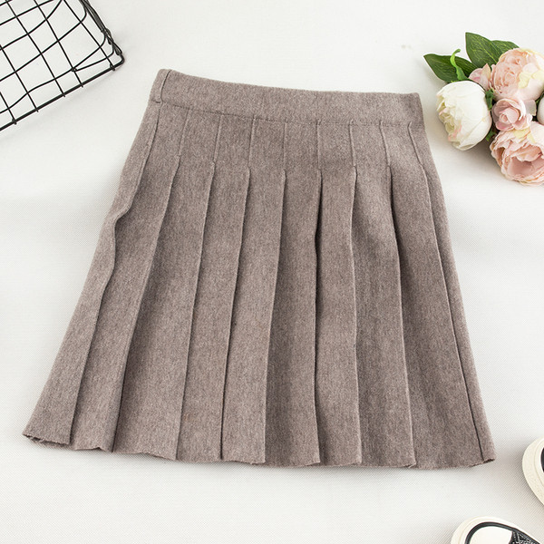 Fusta scurta de dama in cinci culori cu talie inalta