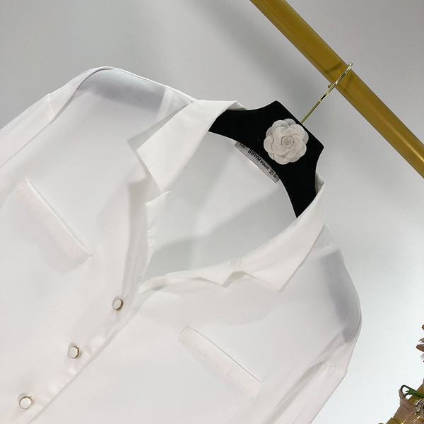 Elegáns női ing - klasszikus fehér modell