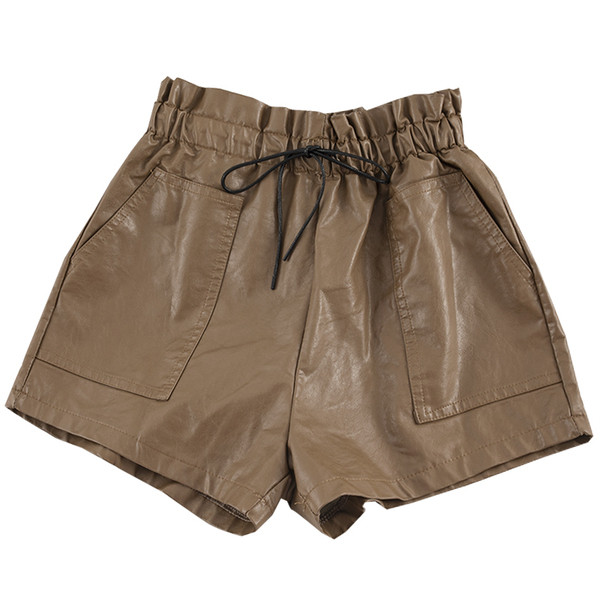 Γυναικεία σορτς σε δύο χρώματα με κορδόνια και τσέπες