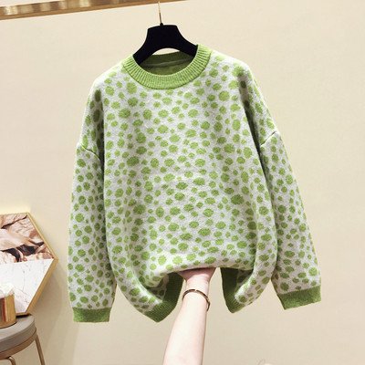 Γυναικείο χειμεινό  πουλόβερ  με λαιμό O σε τέσσερα χρώματα