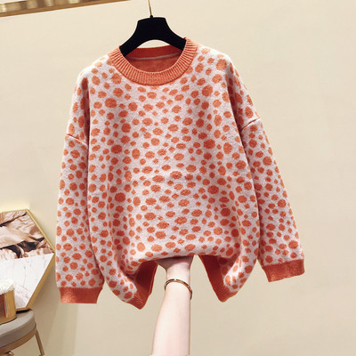 Γυναικείο χειμεινό  πουλόβερ  με λαιμό O σε τέσσερα χρώματα