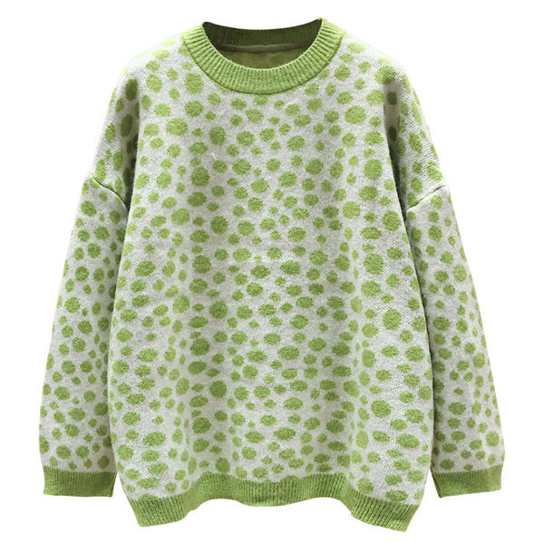 Γυναικείο χειμεινό  πουλόβερ  με λαιμό O σε τέσσερα χρώματα