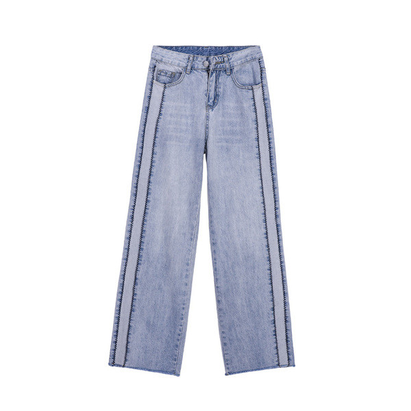 Casual γυναικεία τζιν  σε ανοιχτό χρώμα