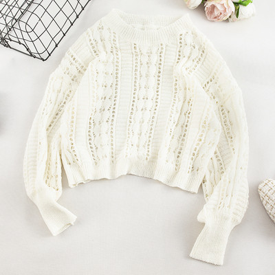 Κορυφαίο  γυναικείο πουλόβερ με λαιμό O