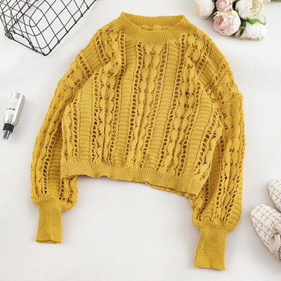 Κορυφαίο  γυναικείο πουλόβερ με λαιμό O