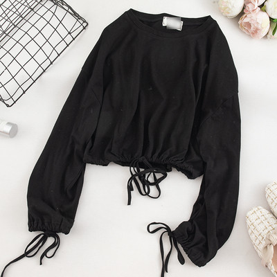 Καθημερινή  γυναικεία μπλούζα σε πέντε χρώματα με κορδόνια