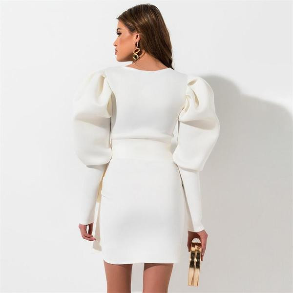 Rochie moderna de dama cu maneci largi si curea in mai multe culori