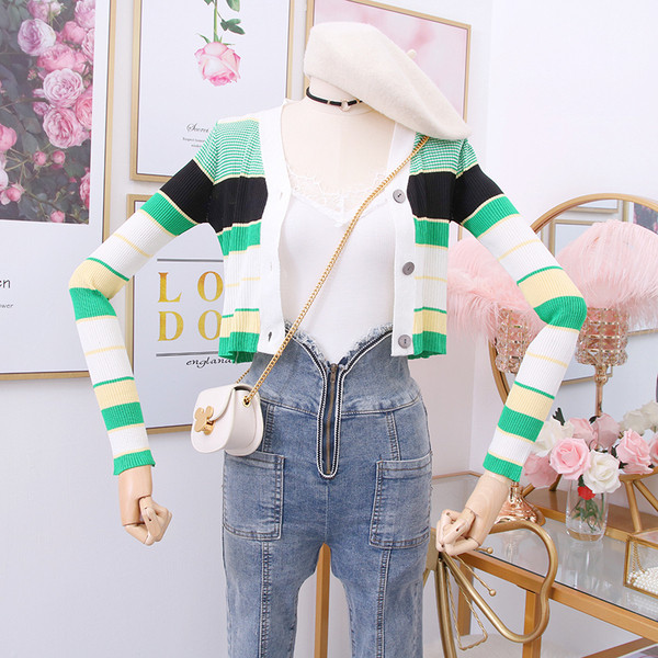 Νέο μοντέλο γυναικεία ργέ ζακέτα με κουμπιά σε τρία χρώματα