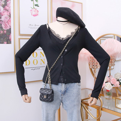 Νέο μοντέλο σετ  ζακέτα  + αμάνικο  σε γκρι, μαύρο και άσπρο χρώμα 