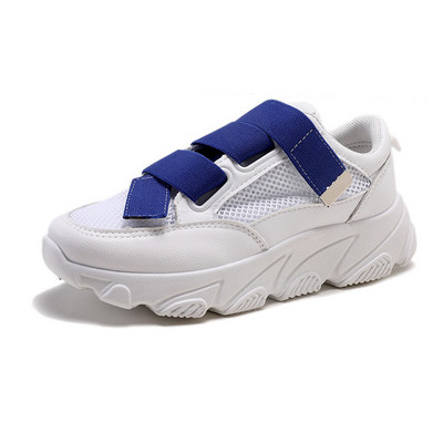 ΝΕΟ μοντέλο γυναικεία αθλητικά παπούτσια  σε λευκό με παχιά σόλα