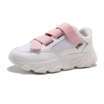 ΝΕΟ μοντέλο γυναικεία αθλητικά παπούτσια  σε λευκό με παχιά σόλα