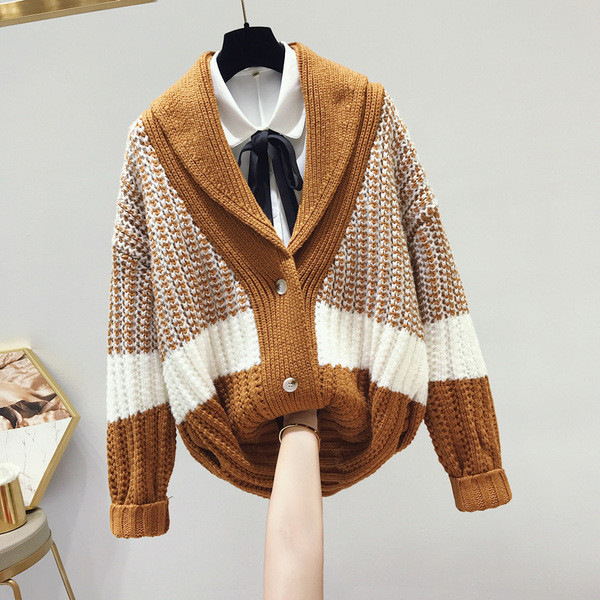 Γυναικεία Casual ζακέτα  με V-neck