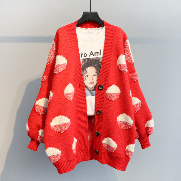 Vesta de iarna dama casual cu nasturi si decolteu in V