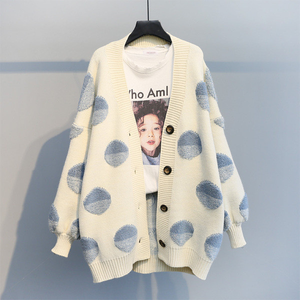 Vesta de iarna dama casual cu nasturi si decolteu in V