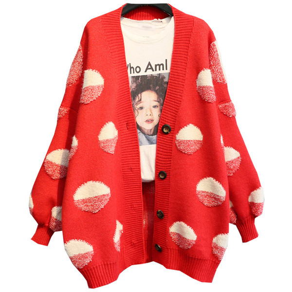 Vesta de iarna dama casual cu nasturi si decolteu in V