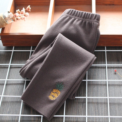 Model nou de pantaloni copii pentru fete cu broderie in mai multe culori