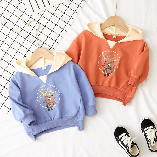 Hanorac pentru copii model nou cu aplicatie si gluga pentru baieti