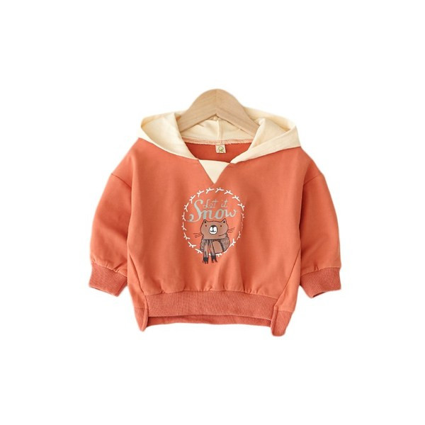 Hanorac pentru copii model nou cu aplicatie si gluga pentru baieti