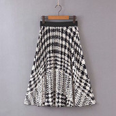 Μακρύ γυναικεία πλισέ φούστα με ψηλή ελαστική μέση